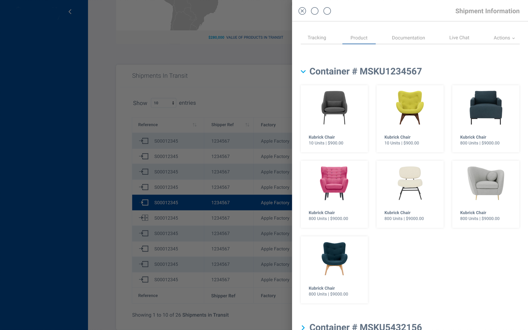 Unsworth's HaulHub Logisticsapplication example