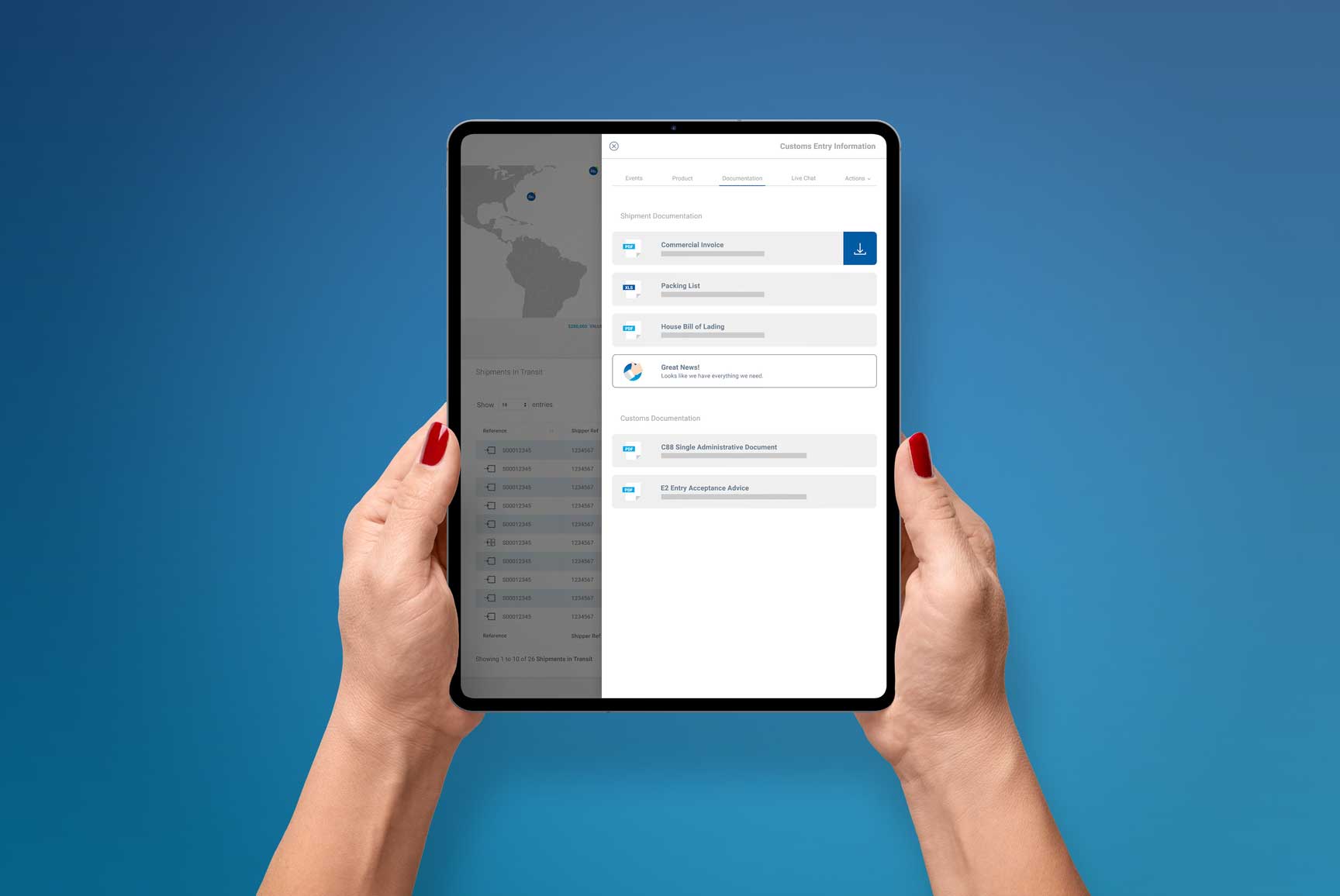 Unsworth's HaulHub Logisticsapplication example